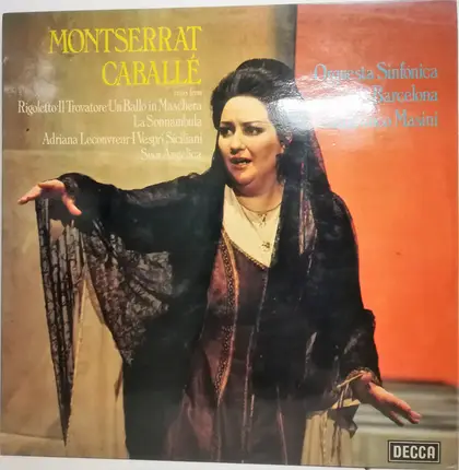 Caballé / Orquesta Sinfónica De Barcelona / Verdi / Bellini - Arias From Rigoletto / Il Trovatore / Un Ballo In Maschera / La Sonnambula / Adriana Lecouvreur / I