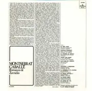 LP - Montserrat Caballé - Romanzas De Zarzuelas