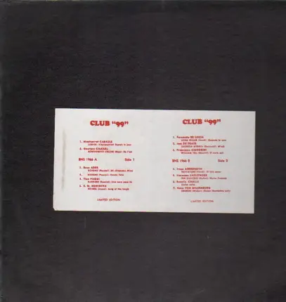 Montserrat Caballe, Irene Abendroth... - Club '99' Sampler