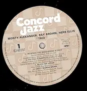 LP - Monty Alexander / Ray Brown / Herb Ellis - Trio - +Insert