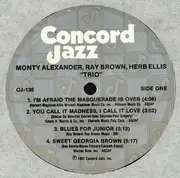 LP - Monty Alexander / Ray Brown / Herb Ellis - Trio