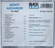 CD - Monty Alexander - So What?