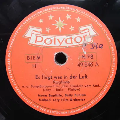 Mona Baptiste - Es Liegt Was In Der Luft / Liebesgeständnis (Aber Bei Nacht)