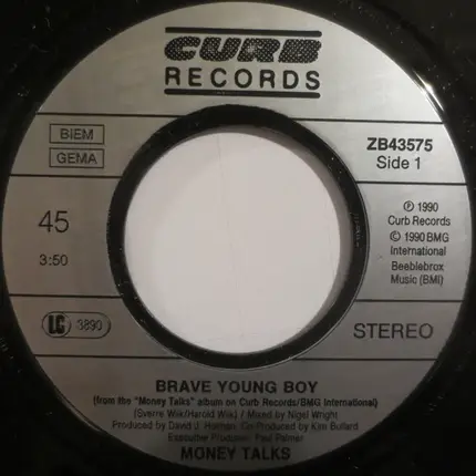 Money Talks - Brave Young Boy