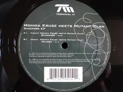 Monika Kruse Meets Mutant Clan - Sancerre EP