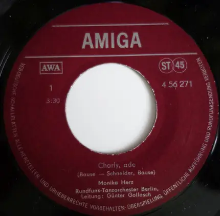 Monika Herz - Charlie, Ade / Kleiner Vogel