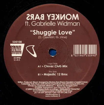 Monkey Bars Ft. Gabrielle Widman - Shuggie Love