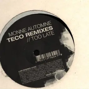 Monne Automne - Teco Remixes / Too Late