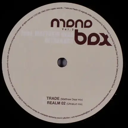 Monobox - Monobox Remixes Vol. 2