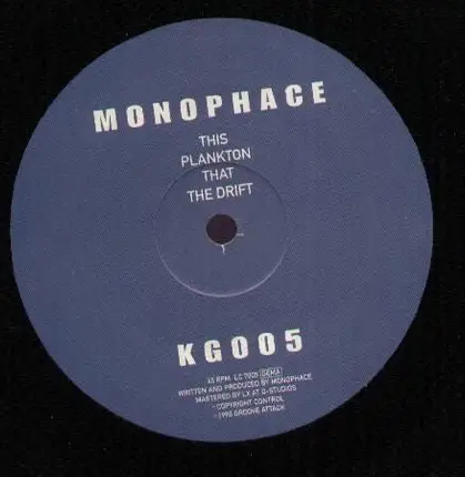 Monophace - Plankton / The Drift
