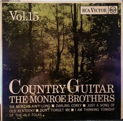 Monroe Brothers - Country Guitar Vol. 15