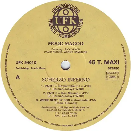 Moog Magoo - Scherzo Inferno