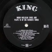 LP - Moon Mullican - Moon Mullican Sings And Plays 16 Of His Favorite Tunes