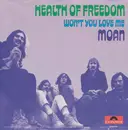 7inch Vinyl Single - Moan - Health Of Freedom