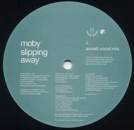 Moby - Slipping Away