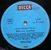 LP - Mussorgsky - Bilder Einer Ausstellung. (Vladimir Ashkenazy)