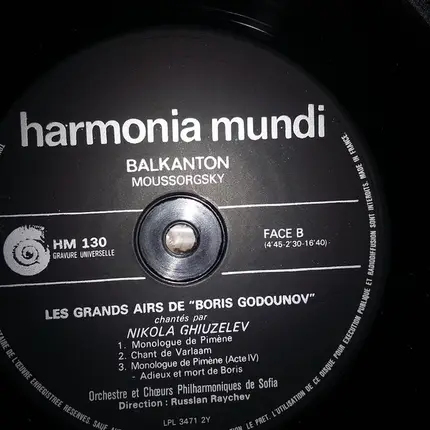 Mussorgsky - Les Grands Airs De Boris Godounov