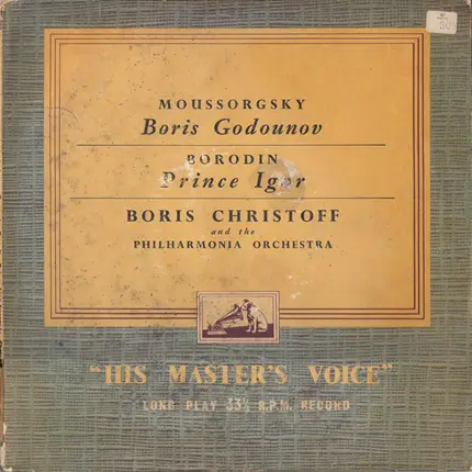 Modest Mussorgsky / Alexander Borodin - Scenes From Boris Godounov And Prince Igor