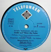 LP - Mussorgsky - Lieder Melodies