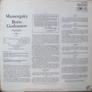 LP - Mussorgsky - Boris Godounov Highlights