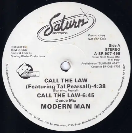 Modern Man Featuring Tal Pearsall - Call The Law