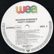 LP - Modern Romance - Party Tonight