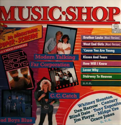 Modern Talking,Whitney Houston, Grace Jones, a.o - Music Shop