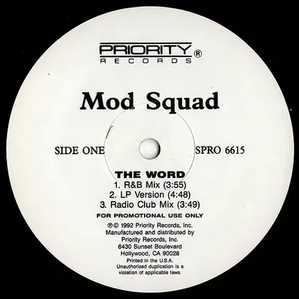 Mod Squad - The Word