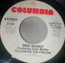 7inch Vinyl Single - Moe Bandy Featuring Judy Bailey - Following The Feeling