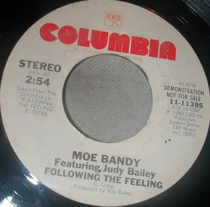 Moe Bandy Featuring Judy Bailey - Following the Feeling