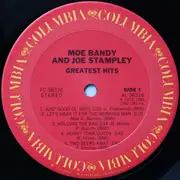 LP - Moe Bandy & Joe Stampley - Greatest Hits - Carrollton Pressing