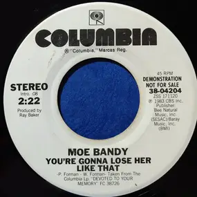 Moe Bandy - You're Gonna Lose Her Like That