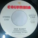 7inch Vinyl Single - Moe Bandy - Cowboys Ain't Supposed To Cry