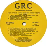 LP - Moe Bandy - I Just Started Hatin' Cheatin' Songs Today