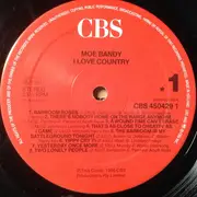 LP - Moe Bandy - I Love Country