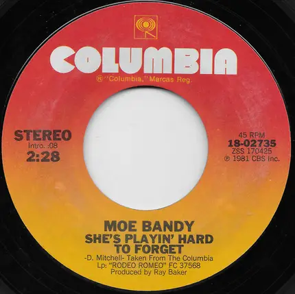 Moe Bandy - Someday Soon / She's Playin' Hard To Forget