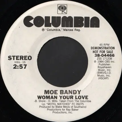 Moe Bandy - Woman Your Love