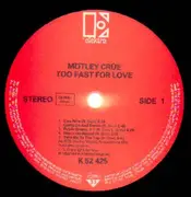 LP - Mötley Crüe - Too Fast For Love