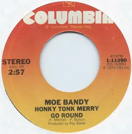 Moe Bandy - I Cheated Me Right Out Of You / Honky Tonk Merry Go Round