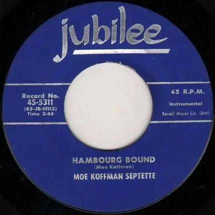 Moe Koffman Quartette / Moe Koffman Septette - The Swingin' Shepherd Blues / Hambourg Bound