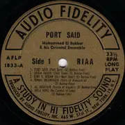 LP - Mohammed El-Bakkar & His Oriental Ensemble - Port Said