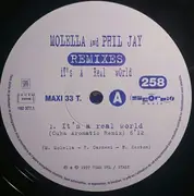 12inch Vinyl Single - Molella & Phil Jay - It's A Real World (Remix)