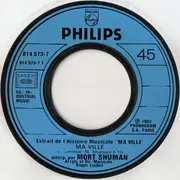 7inch Vinyl Single - Mort Shuman / Nicoletta - Extrait De L'Histoire Musicale ' Ma Ville '