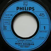 7inch Vinyl Single - Mort Shuman - Comme Avant