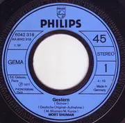 7inch Vinyl Single - Mort Shuman - Gestern (Sorrow)