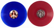 Double LP - Mortician - Hacked Up For Barbecue - Blue + Red Vinyl, Poster incl