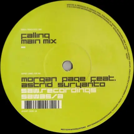 Morgan Page Feat. Astrid Suryanto - Falling