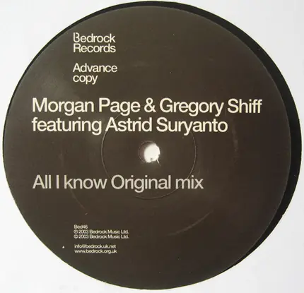 MORGAN PAGE - ALL I KNOW