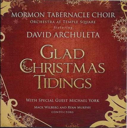 Mormon Tabernacle Choir And Orchestra At Temple Square With David Archuleta And Michael York - Glad Christmas Tidings