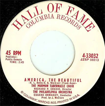 Mormon Tabernacle Choir - The Star-Spangled Banner / America, The Beautiful